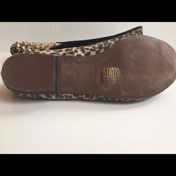 Vanilla Suite Leopard Studded Flats - Picture 5 of 5